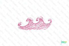 Coquette Coastal Ocean Waves Clipart Product Image 1