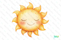 Gardening Girl Sun Sublimation Clipart Product Image 1