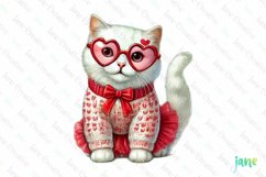 Valentine Cat PNG Clipart Product Image 1
