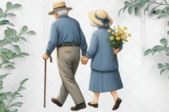 Old Couple Valentine’s Day Sublimation Product Image 1