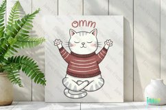 Omm Funny Cat Quotes Sublimation PNG Product Image 2