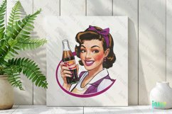 Vintage-Inspired 1950s Advertisements Clipart Product Image 2