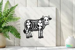 Skeleton Cow Sublimation Clipart Product Image 2