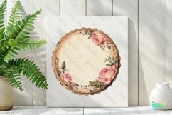 Vintage Valentine Label Sublimation Clipart Product Image 2
