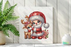 Sparkling Christmas Character Clipart Product Image 2