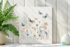 Pastel WildFlowers Clipart Product Image 2