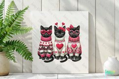 Valentine Cats PNG Clipart Product Image 2