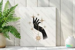 Woman Hand With Celestial Gold Clipart Product Image 2