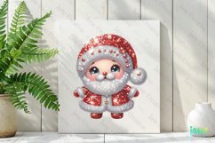 Sparkling Christmas Santa Claus Character Clipart Product Image 2