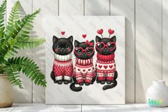 Valentine Cats PNG Clipart Product Image 2