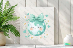 Cute Cloud Clipart Sublimation Product Image 3