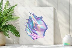 Holographic Drips And Splashes Clipart Product Image 2