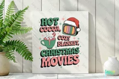 Hot Cocoa Cozy Blanket Christmas Movies Sublimation Product Image 2