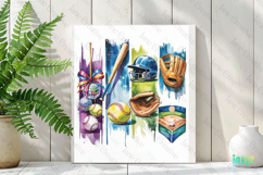 Baseball Brushstroke Sublimation Bundle Product Image 2