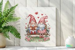 Valentine Gnome Couple Sublimation Product Image 2