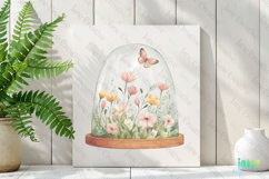 Rustic Vintage Farmhouse Spring Charm Clipart Product Image 2