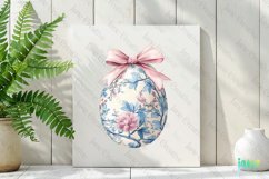 Chinoiserie Easter Egg Sublimation Clipart Product Image 2