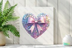 Girly Glitter Coquette Valentine Heart Clipart Product Image 2