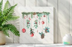 Hanging Christmas Strings Clipart Product Image 2