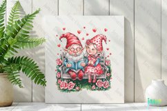 Valentine Gnome Couple Sublimation Product Image 2
