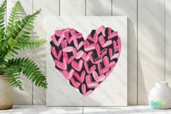 Valentine Day Heart Brushstroke Clipart Product Image 2