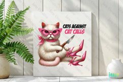 Funny Sarcastic Cat Cats Against Cat Calls Product Image 2