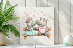 Valentine Animals Sublimation Clipart Product Image 2