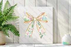 Pastel Easter Bow Sublimation Clipart Product Image 2