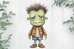 Boho Childish Halloween Monster Sublimation Clipart Product Image 1