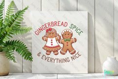 Gingerbread Spice And Everything Nice Sublimation PNG Product Image 2