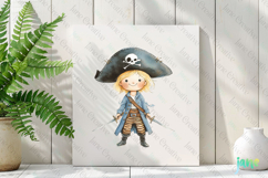 Watercolor Pirate Clipart Product Image 3