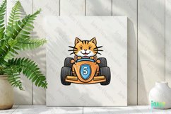 Cute Racing Animals Sublimation Clipart Product Image 2
