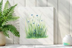Green Grass And Flowers Clipart Product Image 2