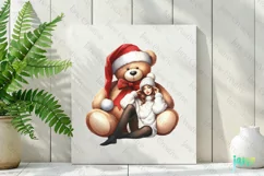 Christmas Fashion Girl Sublimation Clipart Product Image 2
