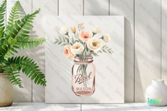 Rustic Vintage Farmhouse Spring Charm Clipart Product Image 2