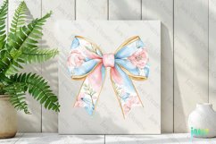 Pastel Easter Bow Sublimation Clipart Product Image 2
