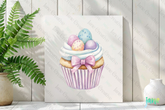 Easter Party Cupcake Sublimation Clipart Product Image 2