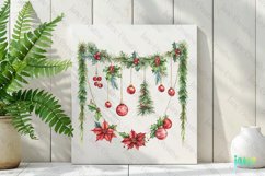 Hanging Christmas Strings Clipart Product Image 2