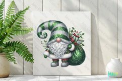 Sparkling Christmas Gnomes Clipart Product Image 2