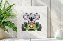 Cute Racing Animals Sublimation Clipart Product Image 2