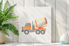 Watercolor Construction Clipart Bundle Product Image 2