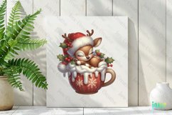 Christmas Mug Deer Clipart Product Image 2