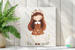 Gardening Girl Sublimation Clipart Product Image 2
