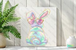 Brushstroke Easter Bunny Coquette Clipart Product Image 2