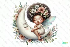 Cute Little Fairy Sublimation Clipart Product Image 1