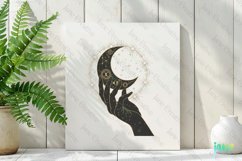 Woman Hand With Celestial Gold Clipart Product Image 2