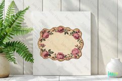 Vintage Valentine Label Sublimation Clipart Product Image 2