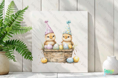Easter Party Chicks Sublimation Clipart Product Image 2