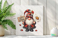 Spring Gnome And Daisy Happy Spring Clipart Product Image 2