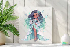 Spring Fashion Girl Sublimation Clipart Product Image 2